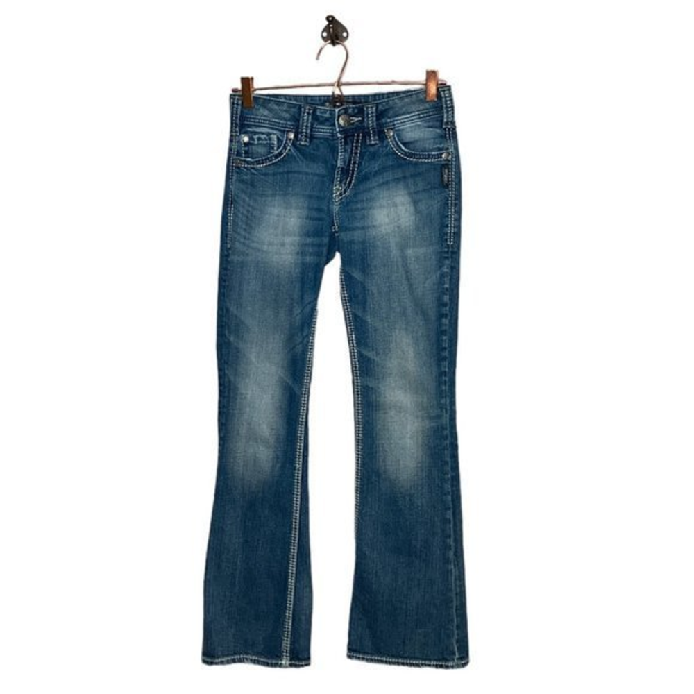 Silver Jeans 26 X 32 Suki‎ Surplus Boot Dark Wash Stretch Denim Bootcut Jeans
